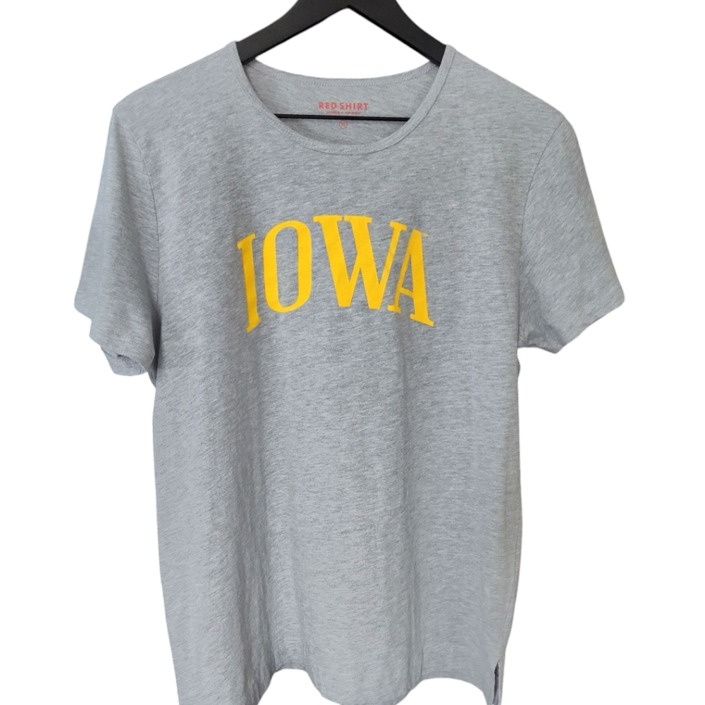 Iowa 'Red Shirt' Womens XL Grey & Yellow